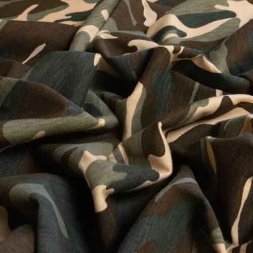 Camo T-Shirt Knit - Khaki