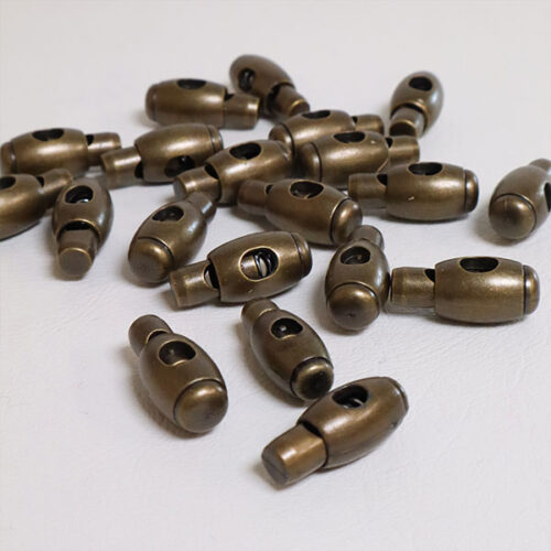 20 x Oval Toggles - Brass