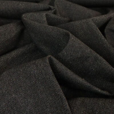 Deadstock Denim 100% Cotton 11.5oz | 175cm - Black (DEN011BLA)