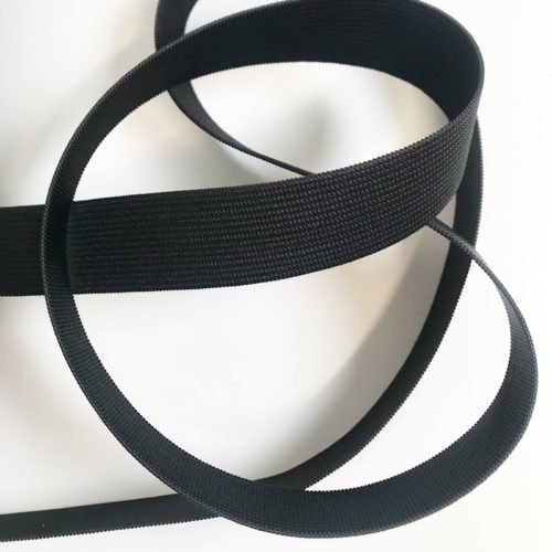 32mm Knitted Elastic - 50 metre roll (Black) - Ackroyd and Adams Ltd