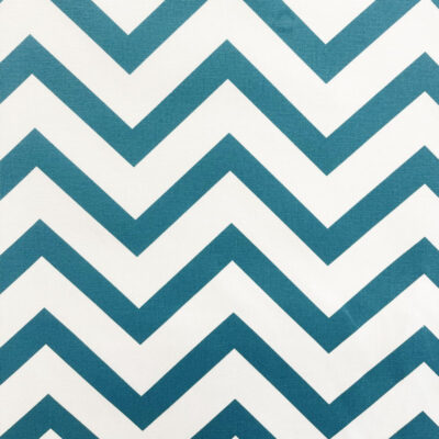 Printed Canvas - Turqouise Chevron