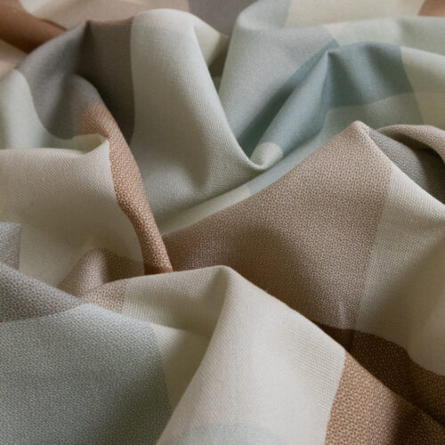 Printed Canvas - Dusky Check - Image 2