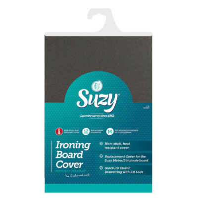 Suzy Non-Stick Ironing Board Cover with Felt Underlay x 1 (Size M)