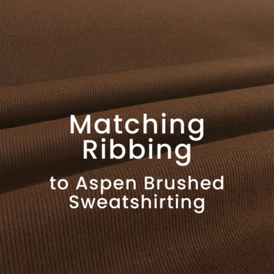 Ribbing to Match Aspen Sweatshirting